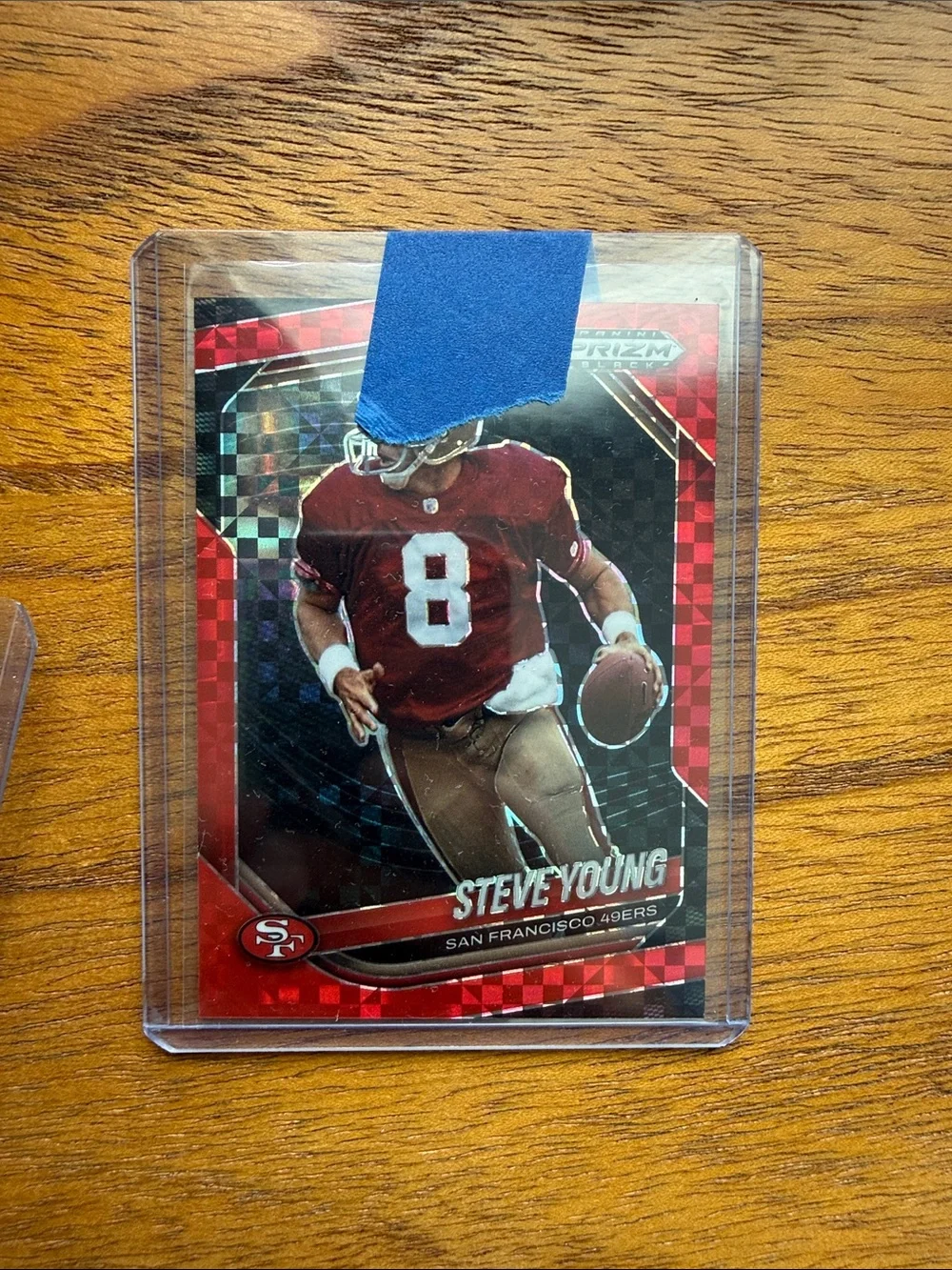 Red Steve Young San Francisco 49ers Football Trading Card red /75